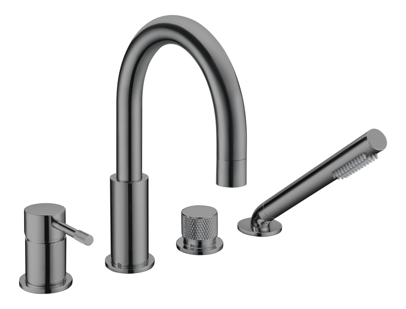 Смеситель на борт ванны Boheme Uno 460-SGM