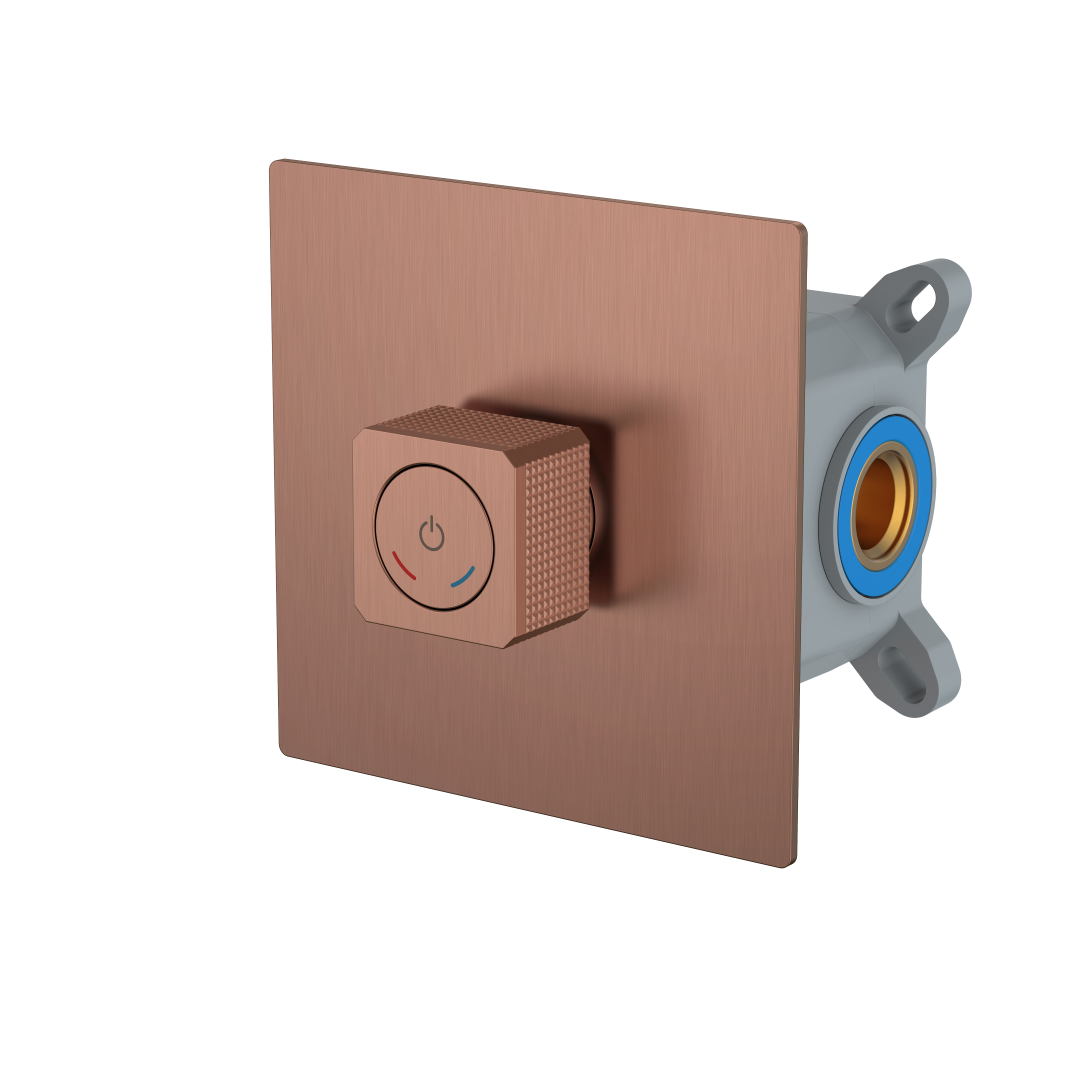 Смеситель автоматический встроенный QUAD Brushed Bronze 154-5-BRB