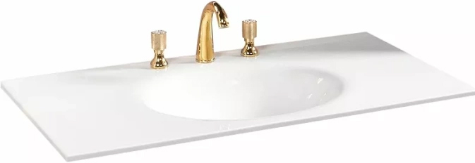 Раковина 110 см ArmadiArt NeoArt Solid Glass 850-110 продается только в комплекте с тумбой