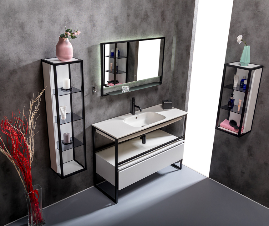 Раковина 120 см ArmadiArt Vallessi 838-120-W продается только в комплекте с тумбой