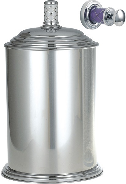 Ведро для мусора Boheme Murano 10907-V-CR