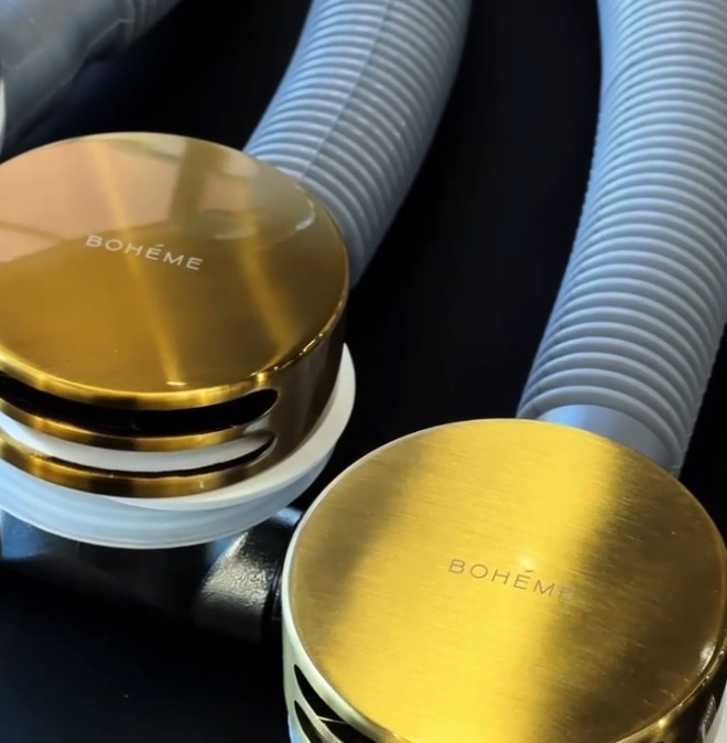 Автоматический слив-перелив для ванны boheme