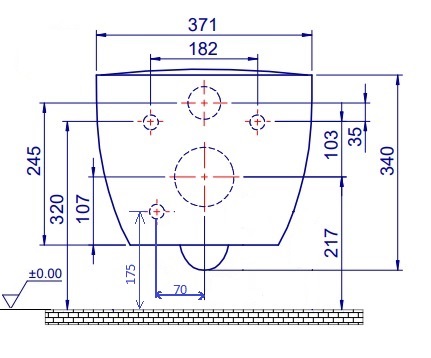 Унитаз подвесной с функцией биде Boheme Nero 961-SET-2-B