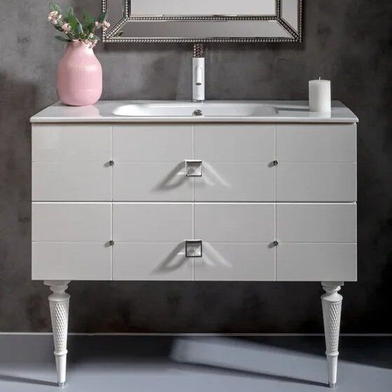 Тумба под раковину 100 см ArmadiArt Vallessi Avantgarde Piazza 841-100-WCR