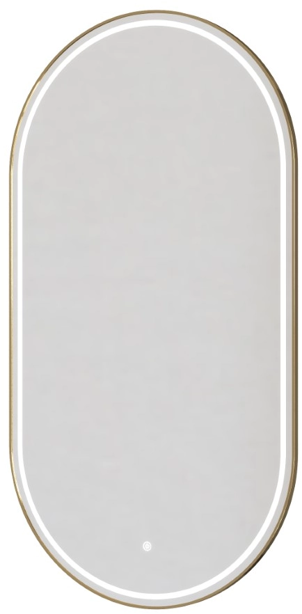 Зеркало с подсветкой 60х110 см ArmadiArt Modern 568-G-MDF