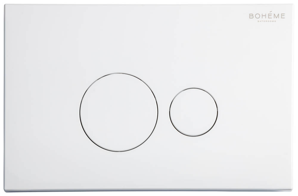 Кнопка для инсталляции Boheme, пластик 668-W