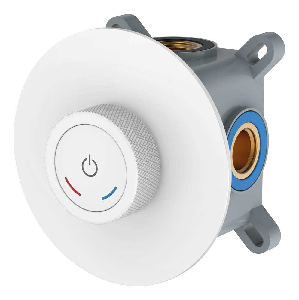 Смеситель автоматический встроенный TECH Matt White 154-4-MW