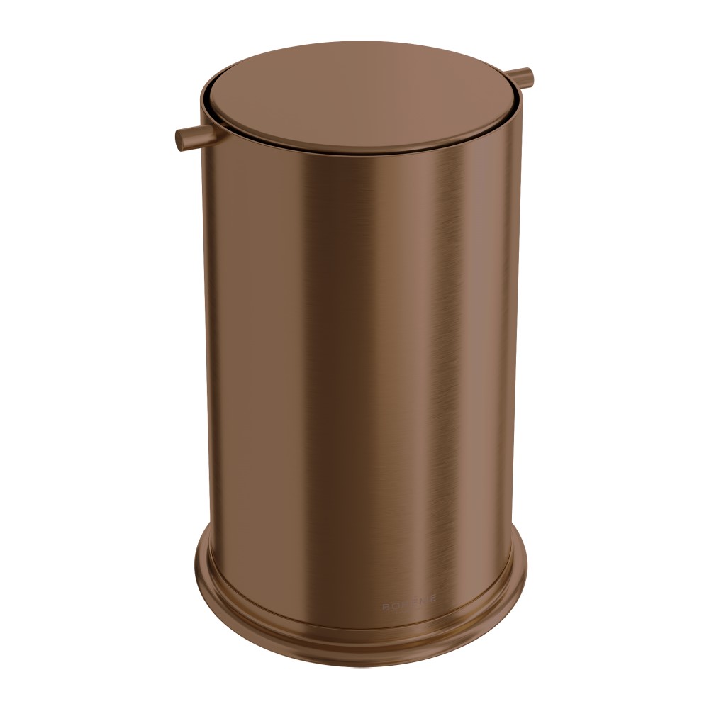 Ведро для мусора с вращающейся крышкой Brushed Bronze 10916-BRB