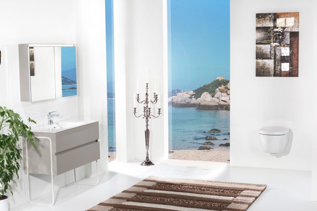 Зеркальный шкаф с подстветкой 100 см ArmadiArt Vallessi 546-C