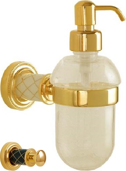 Дозатор жидкого мыла Boheme Murano 10912-B-G