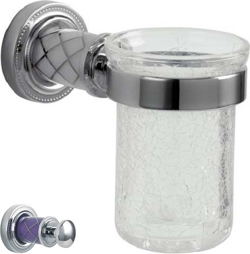 Стакан для зубных щеток Boheme Murano 10904-V-CR