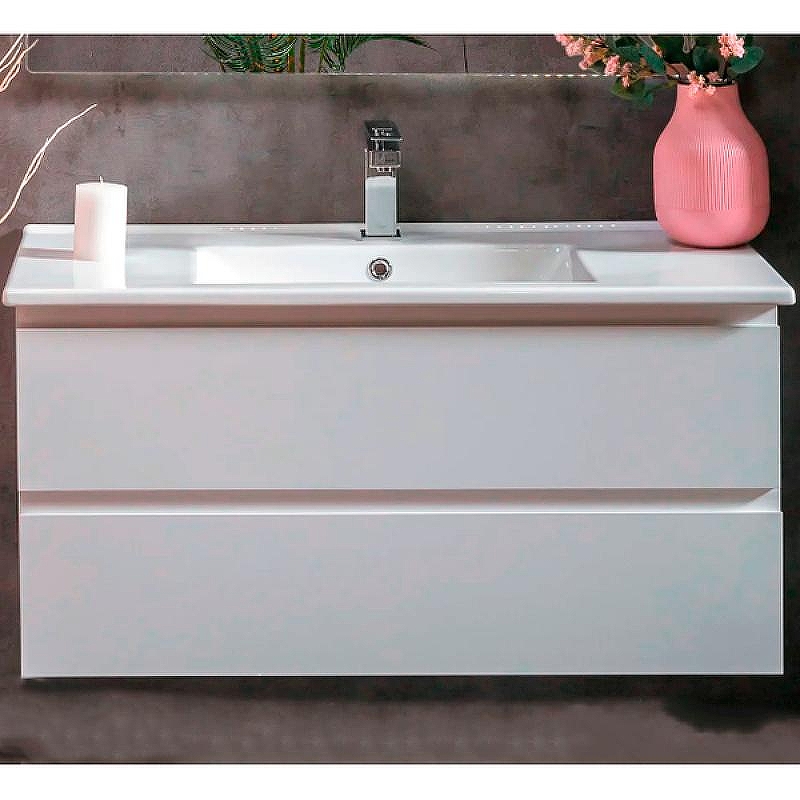 Тумба под раковину 100 см ArmadiArt Capolda 849-100-W