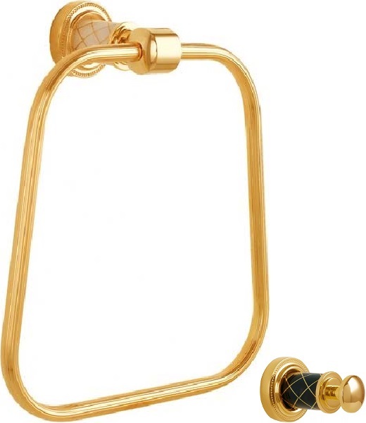 Держатель полотенец Boheme Murano 10905-B-G