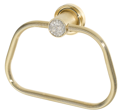 Держатель полотенец Boheme Royal Cristal 10925-G