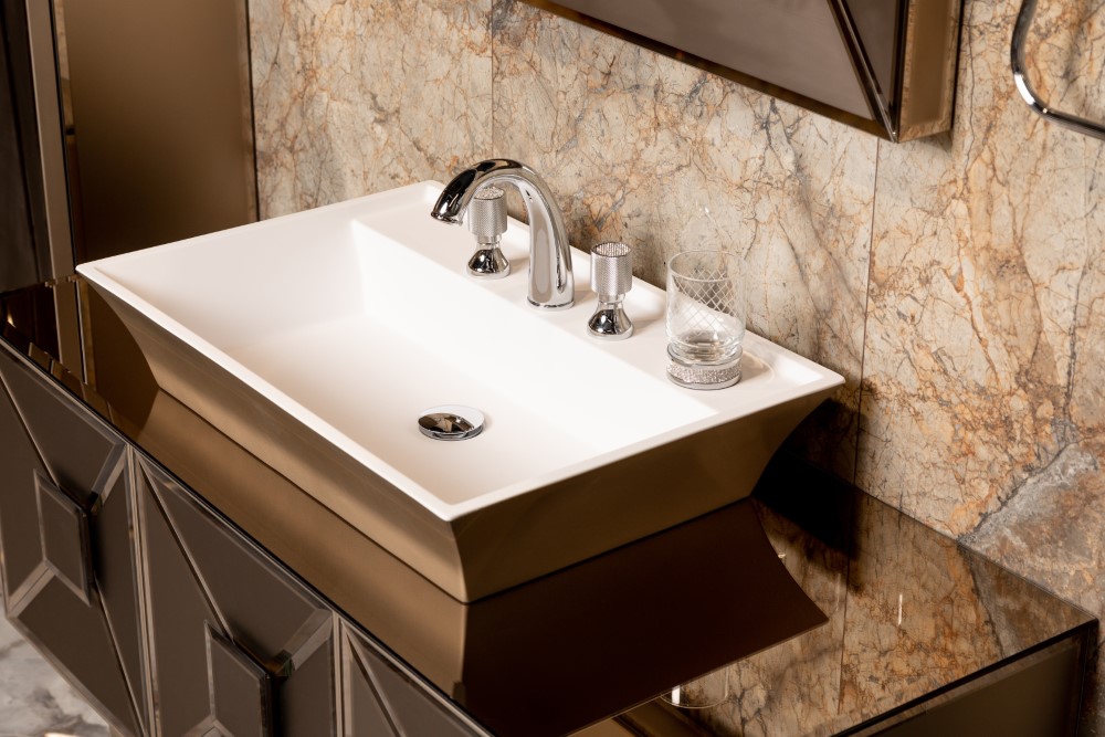 Столешница Fiaba 121, бронзированное зеркало T23-3026-121