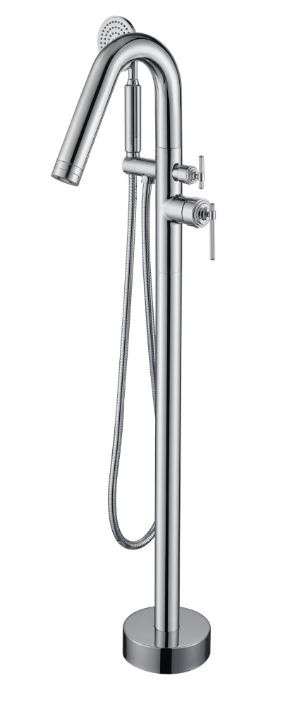 Смеситель напольный ETERNA CHROME 179-CR