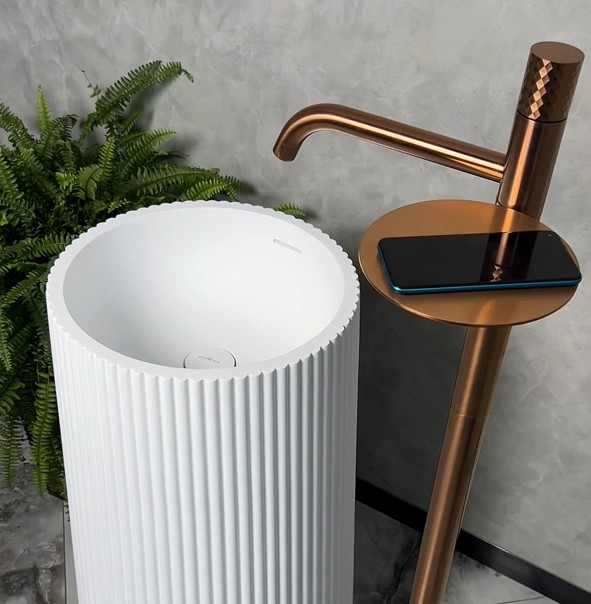 Новый напольный смеситель для раковины boheme stick