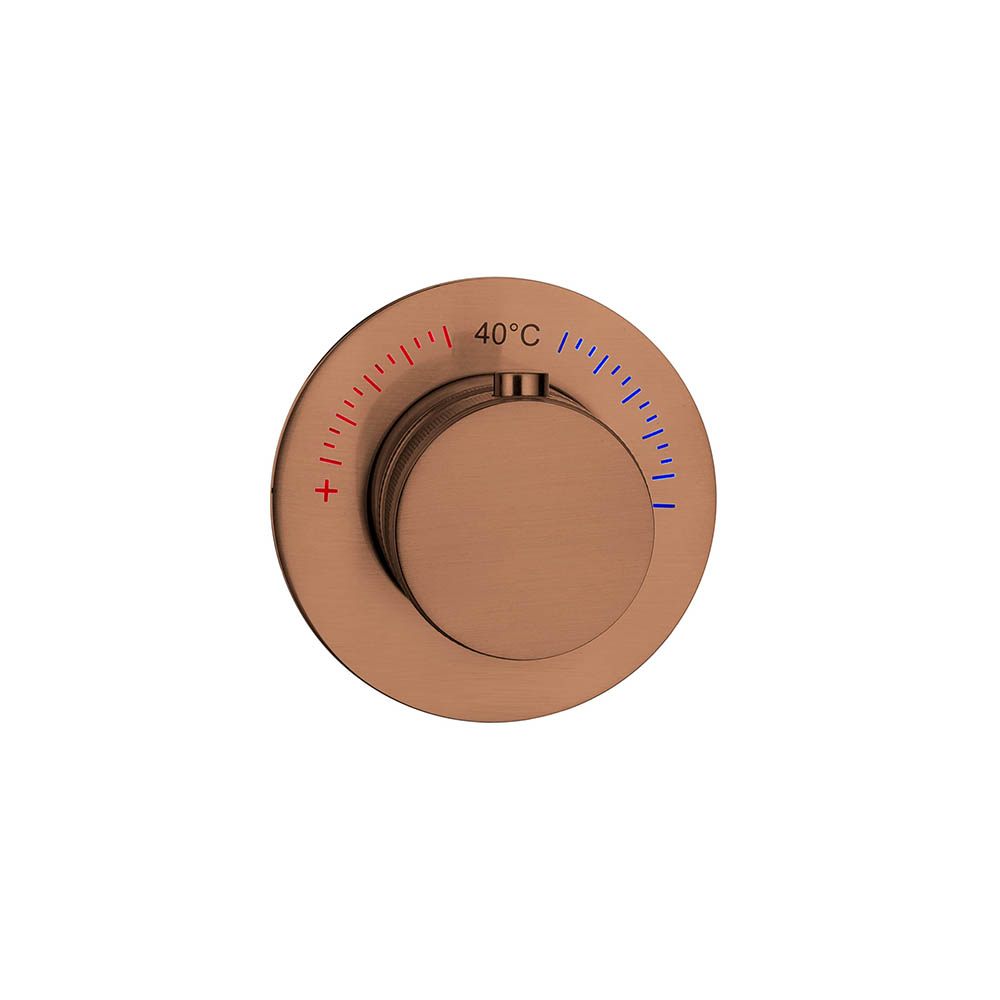 Смеситель встраиваемый термостат UNO BRUSHED BRONZE 627-T-BRB