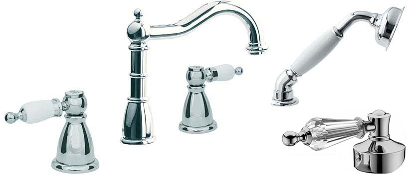 Смеситель на борт ванны Boheme Tradizionale 396-SW