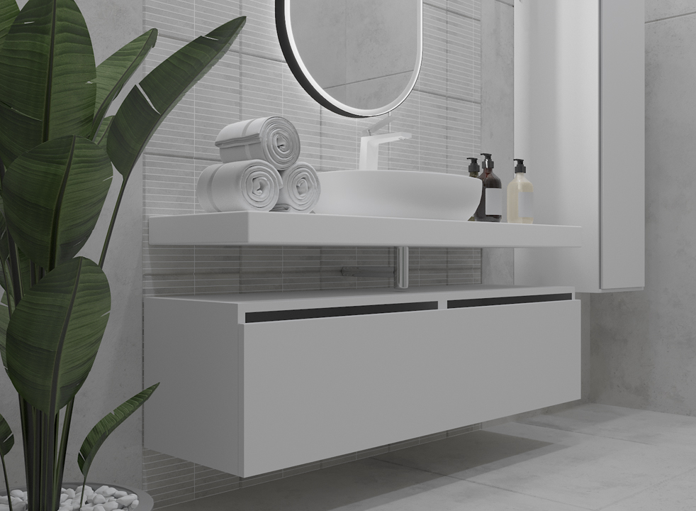 Тумба под столешницу 60 см ArmadiArt Vallessi Uno-S 897-060-W