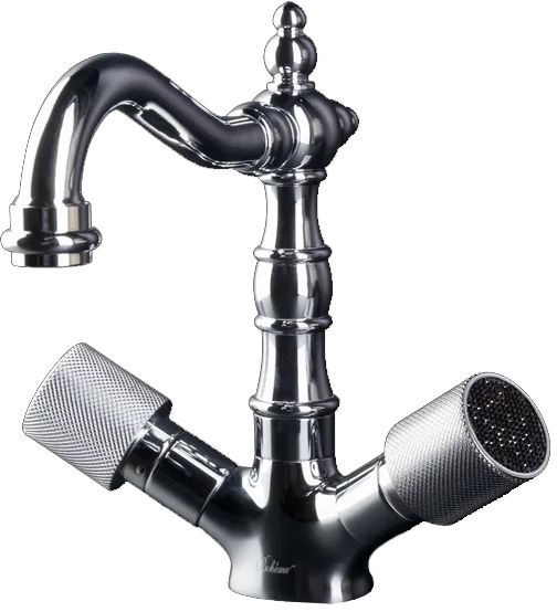 Смеситель для раковины Boheme Royal Cristal 272-Royal/CRST black