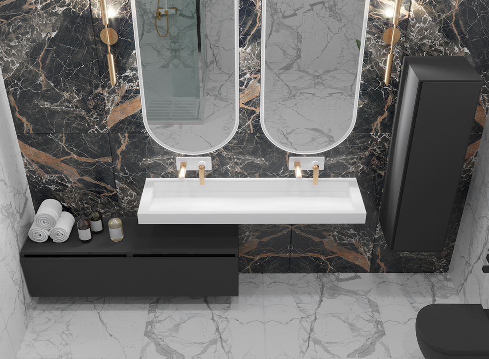 Тумба под столешницу 60 см ArmadiArt Vallessi Uno-S 897-060-A mat