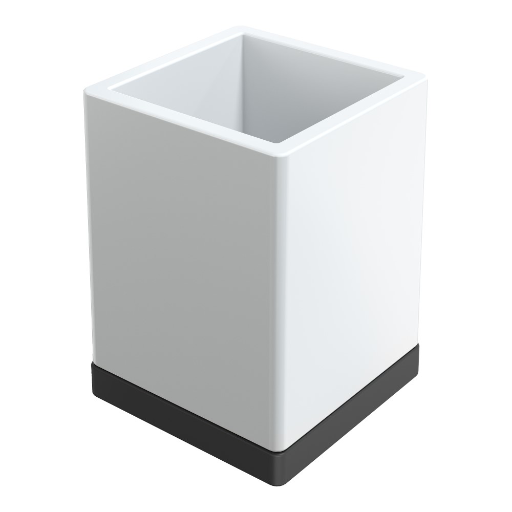 Стакан настольный Qubic Black 10961-B