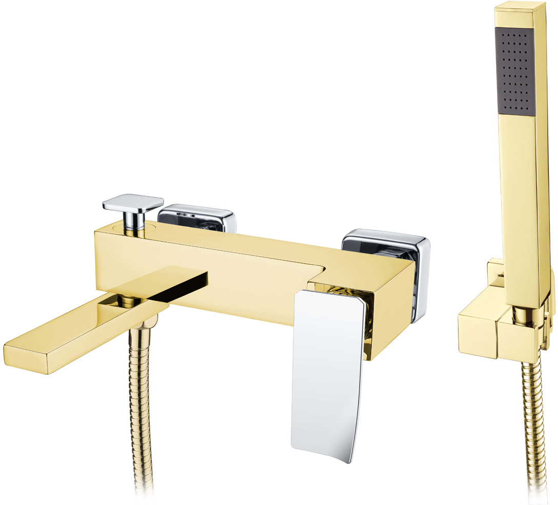 Смеситель для ванны Boheme Q 143-GCR.2