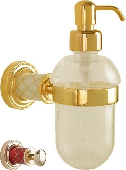 Дозатор жидкого мыла Boheme Murano 10912-R-G