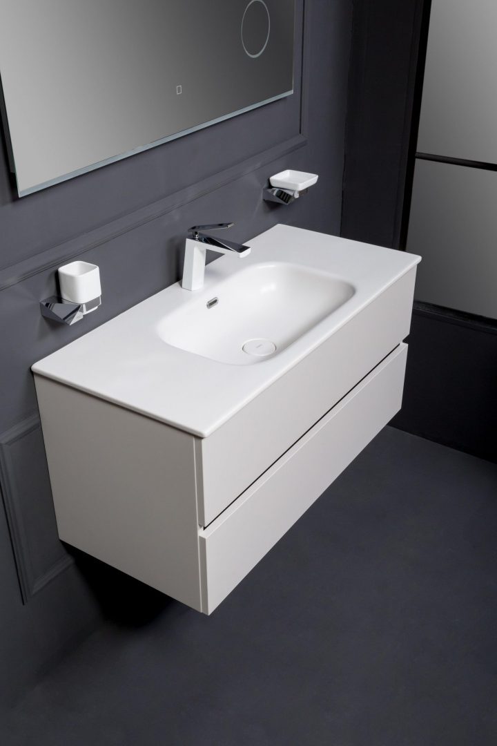 Тумба под раковину 120 см ArmadiArt Vallessi 837-120-C mat