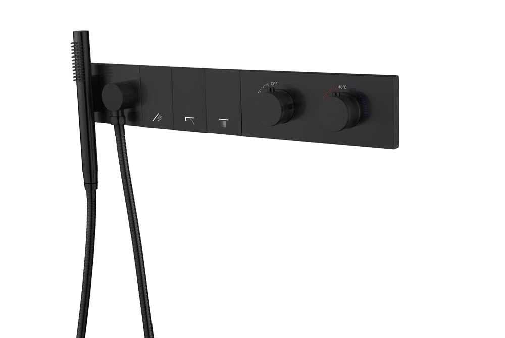 Встраиваемая душевая система Boheme Zodiac Thermo 133-SYS-B