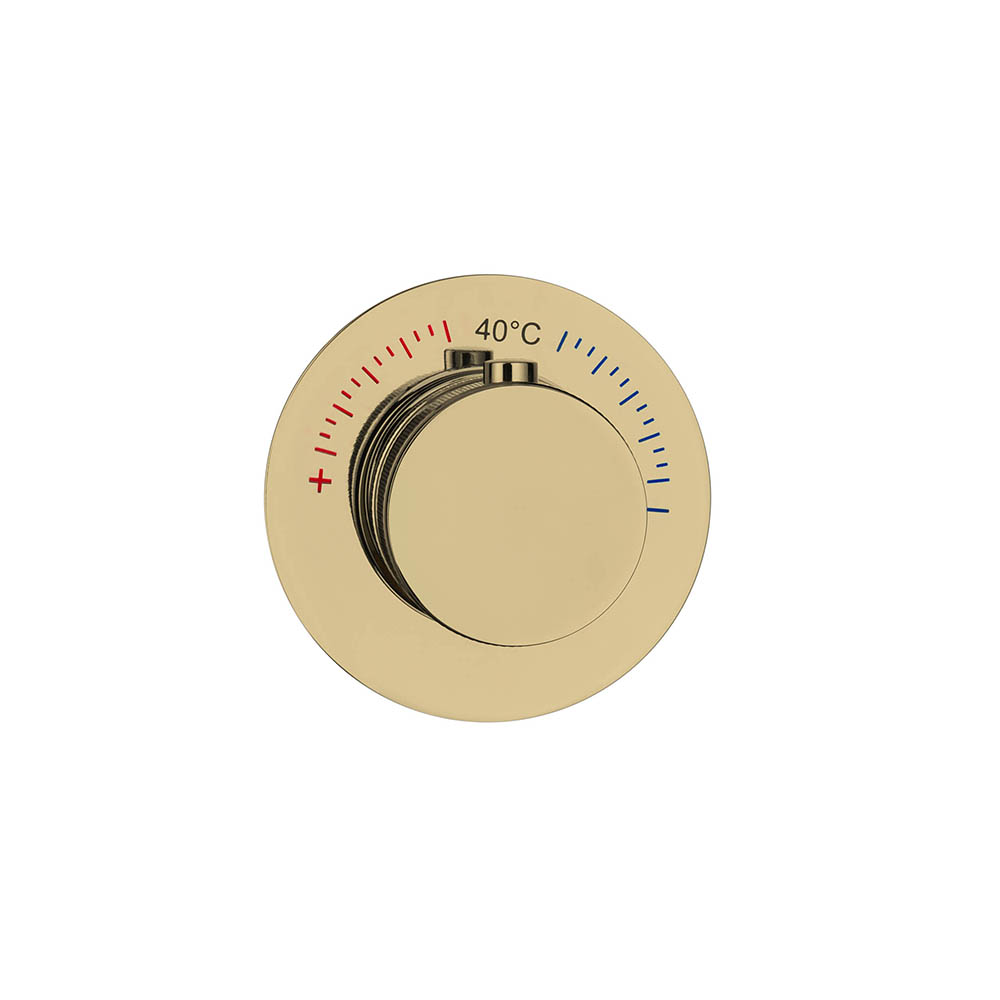 Смеситель встраиваемый термостат UNO GOLD 627-T-G