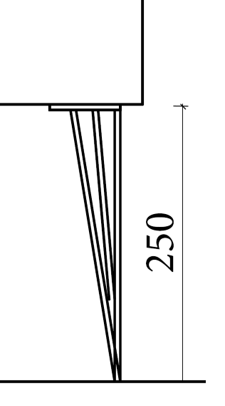 Ножки для пенала ArmadiArt Lucido 775-025-CR, 1 пара