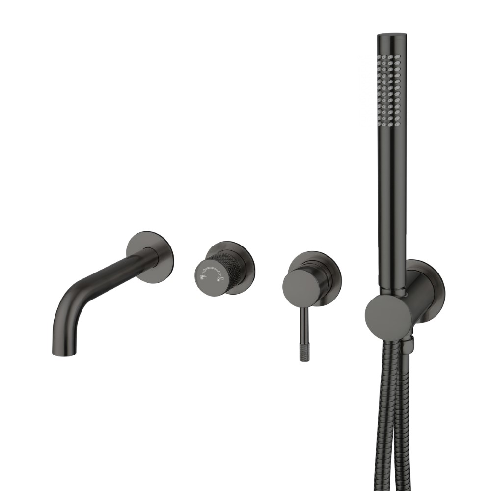 Смеситель для ванны Boheme Uno 464-3-GM