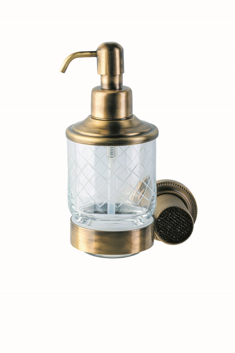 Дозатор жидкого мыла Boheme Royal Cristal 10932-BR-B