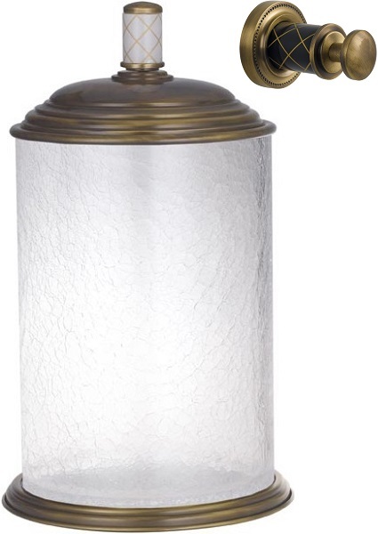 Ведро для мусора Boheme Murano 10914-B-BR