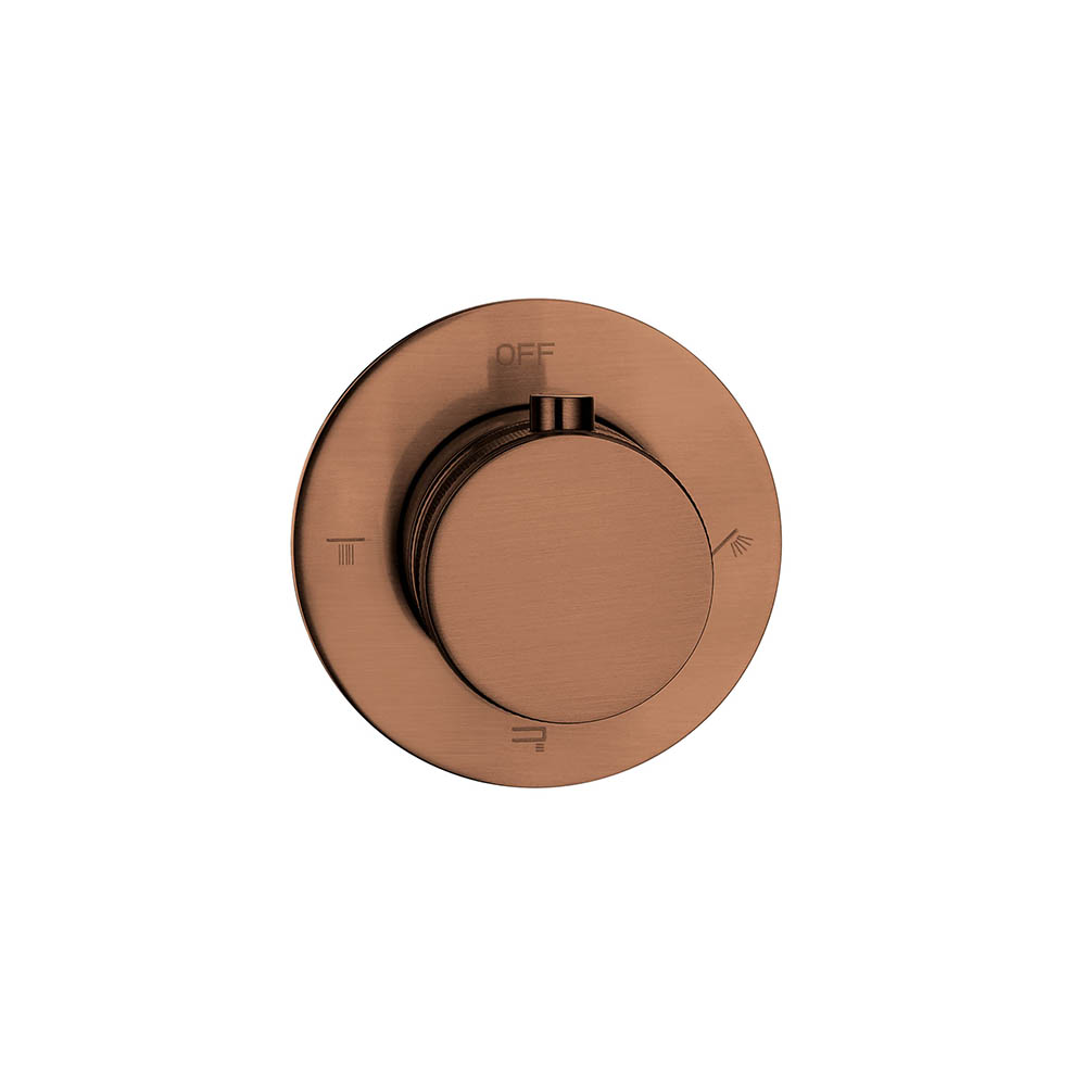 Дайвертер встраиваемый 3-режима UNO BRUSHED BRONZE 624/3-BRB