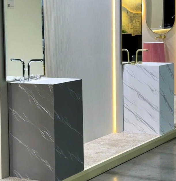 Презентация новых напольных раковин boheme cube