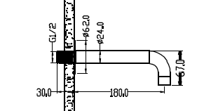 Излив Boheme Fusion 625-MG
