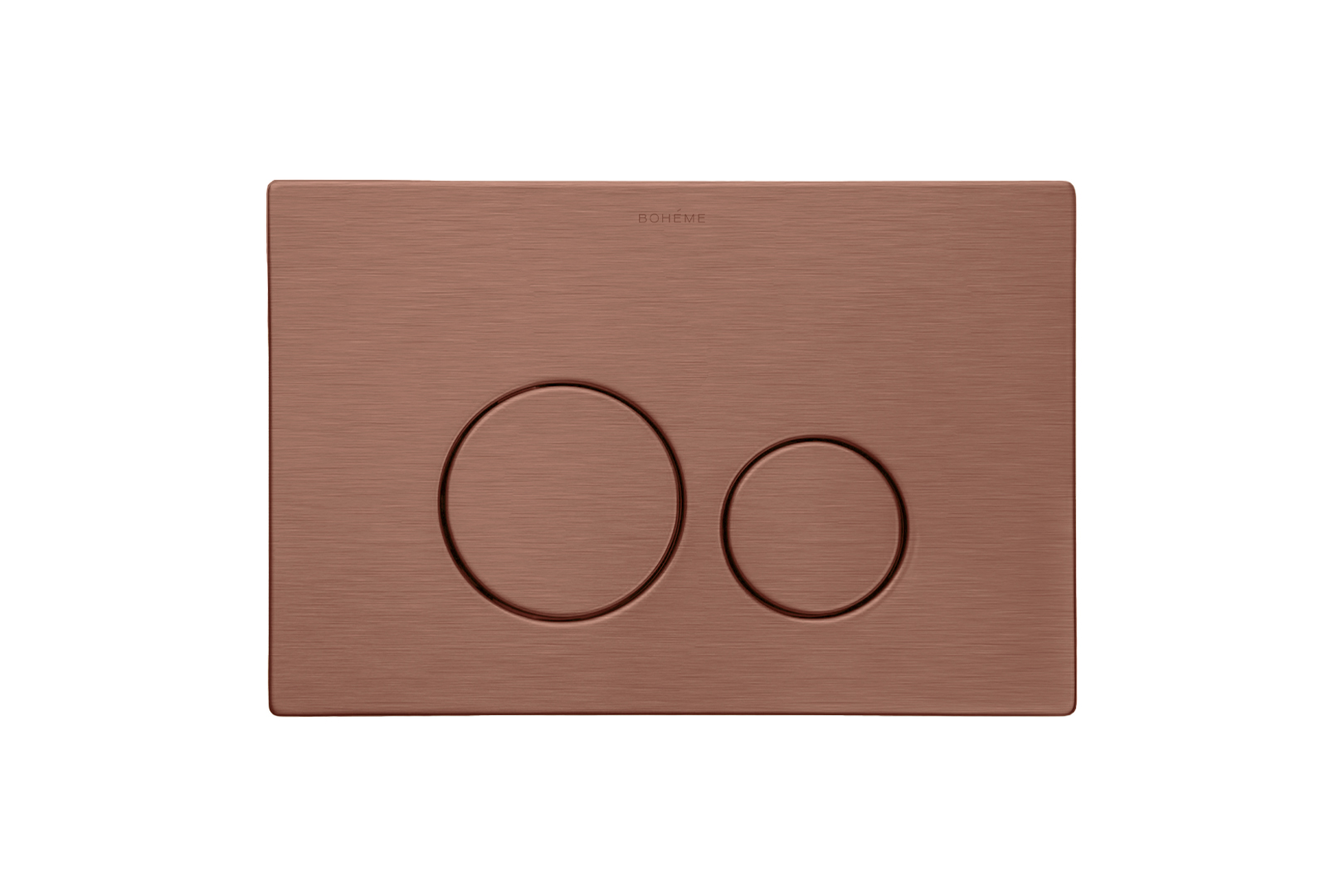 Кнопка для инсталляции, нерж.сталь BRUSHED BRONZE ультраплоская 649-BRB