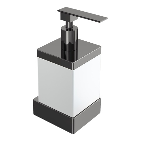 Диспенсер настенный Qubic Shine Gun Metal 10727-SGM