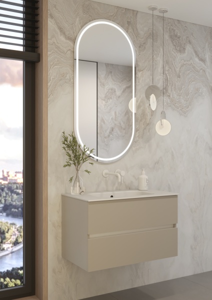 Тумба под раковину 80 см ArmadiArt Vallessi 837-080-C mat