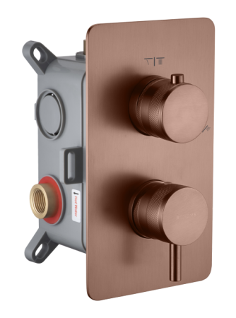 Встраиваемый смеситель Boheme Cell 135-2-BRB на 2 источника