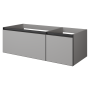 Тумба под раковину 120 см ArmadiArt Quatro 2 790-M2-120-L-A