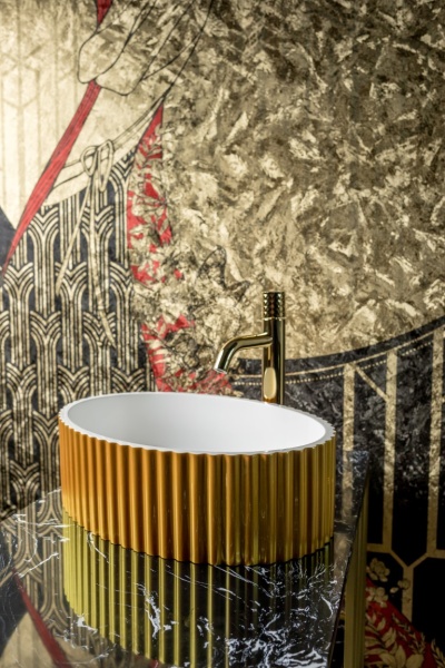 Раковина накладная 50 см ArmadiArt Canale 878-W