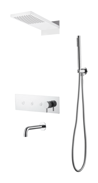 Встраиваемая душевая система Boheme Fusion 130-2-CR