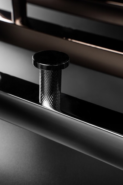 Полотенцесушитель электрический 2-трубы квадратный CHROME 728-CR