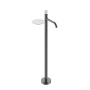Смеситель STICK напольный для умыв. GUN METAL MARBLE GREY 120-GM-MR-GR