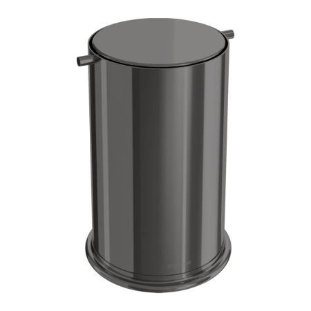 Ведро для мусора с вращающейся крышкой Shine Gun Metal 10916-SGM