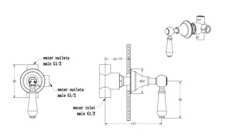 Дайвертер Boheme Crystal 623-CRST